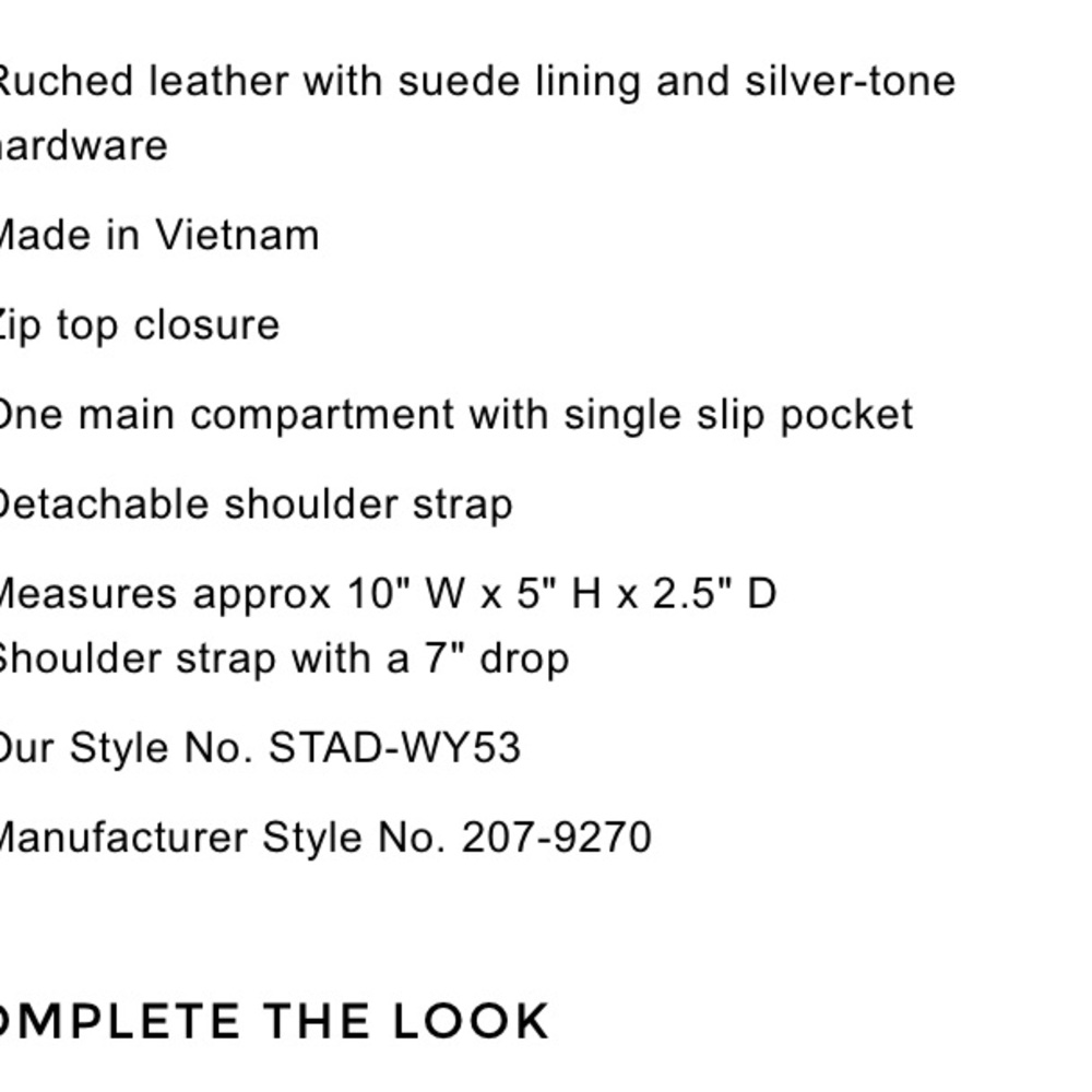 NWT Staud Bean Convertible bag marine blue $198 - Picture 9 of 12